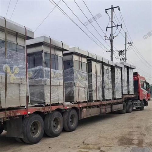 中重智能一批核酸采樣亭發(fā)往山東濟南